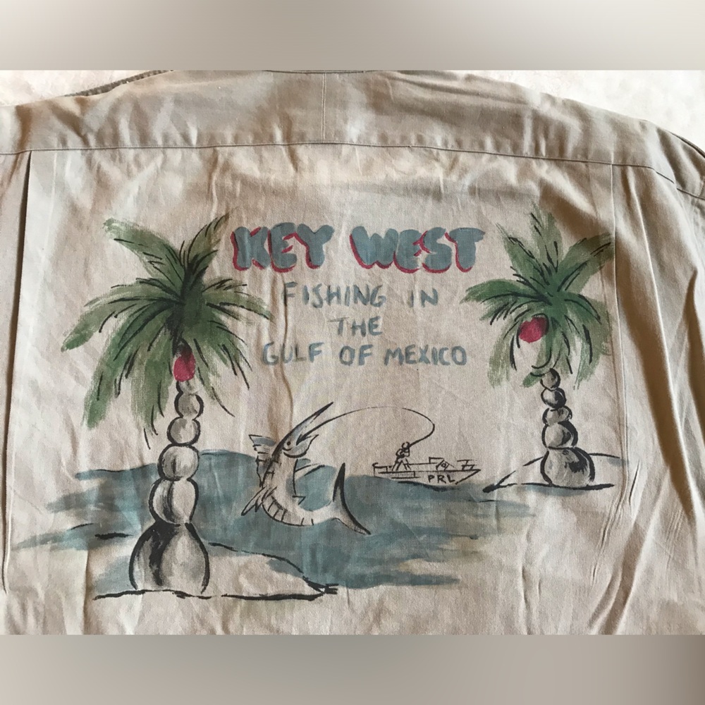 Polo Ralph Lauren Key West Collection Khaki Cotton Twill Shirt